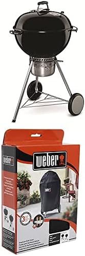 Weber 14501001 Master-Touch Charcoal Grill, 22-Inch, Black