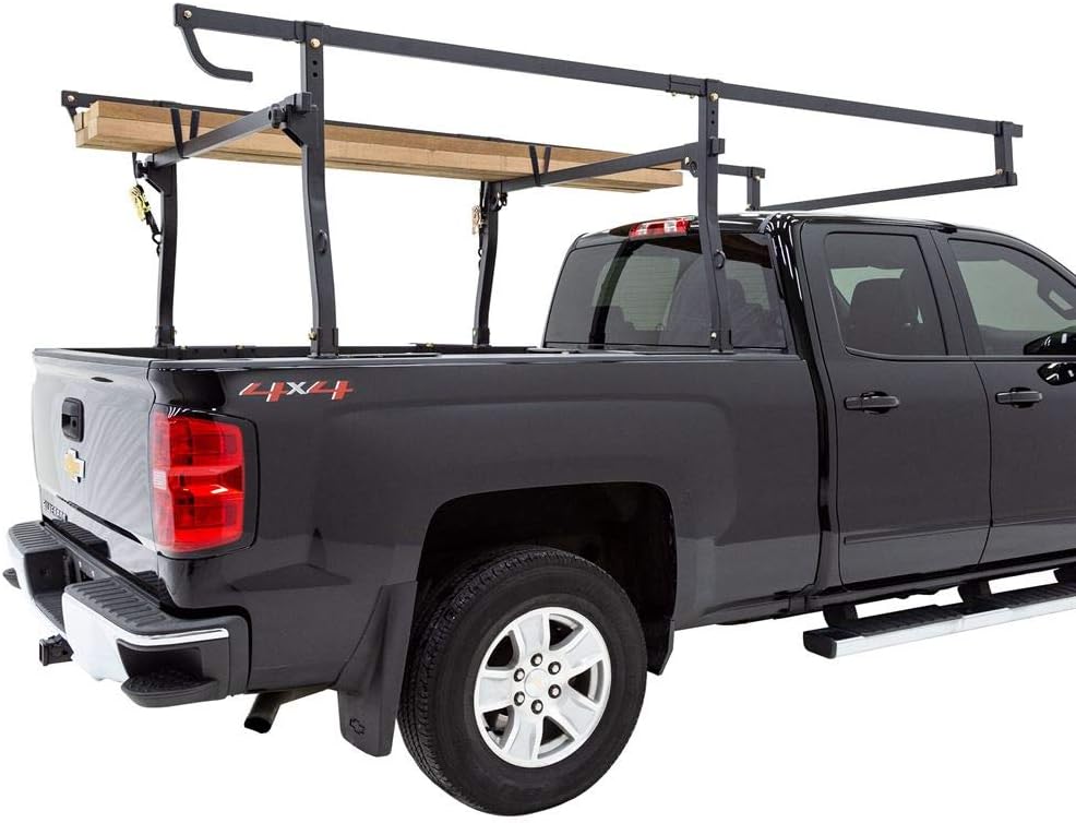 Apex UPUT-Rack-V3 Universal Steel Heavy-Duty Over-Cab Truck Rack - 1,000-lb Cap