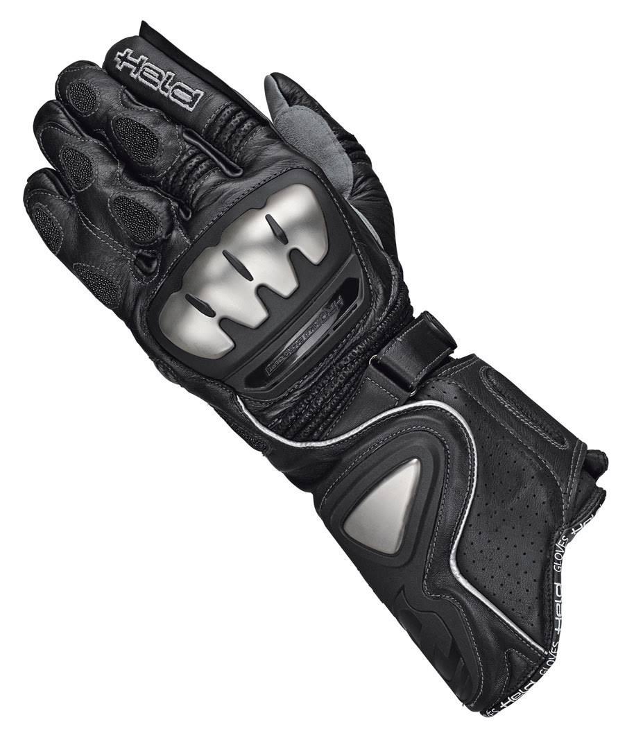 Held Titan Evo Motorcycle Gloves (Black/White)