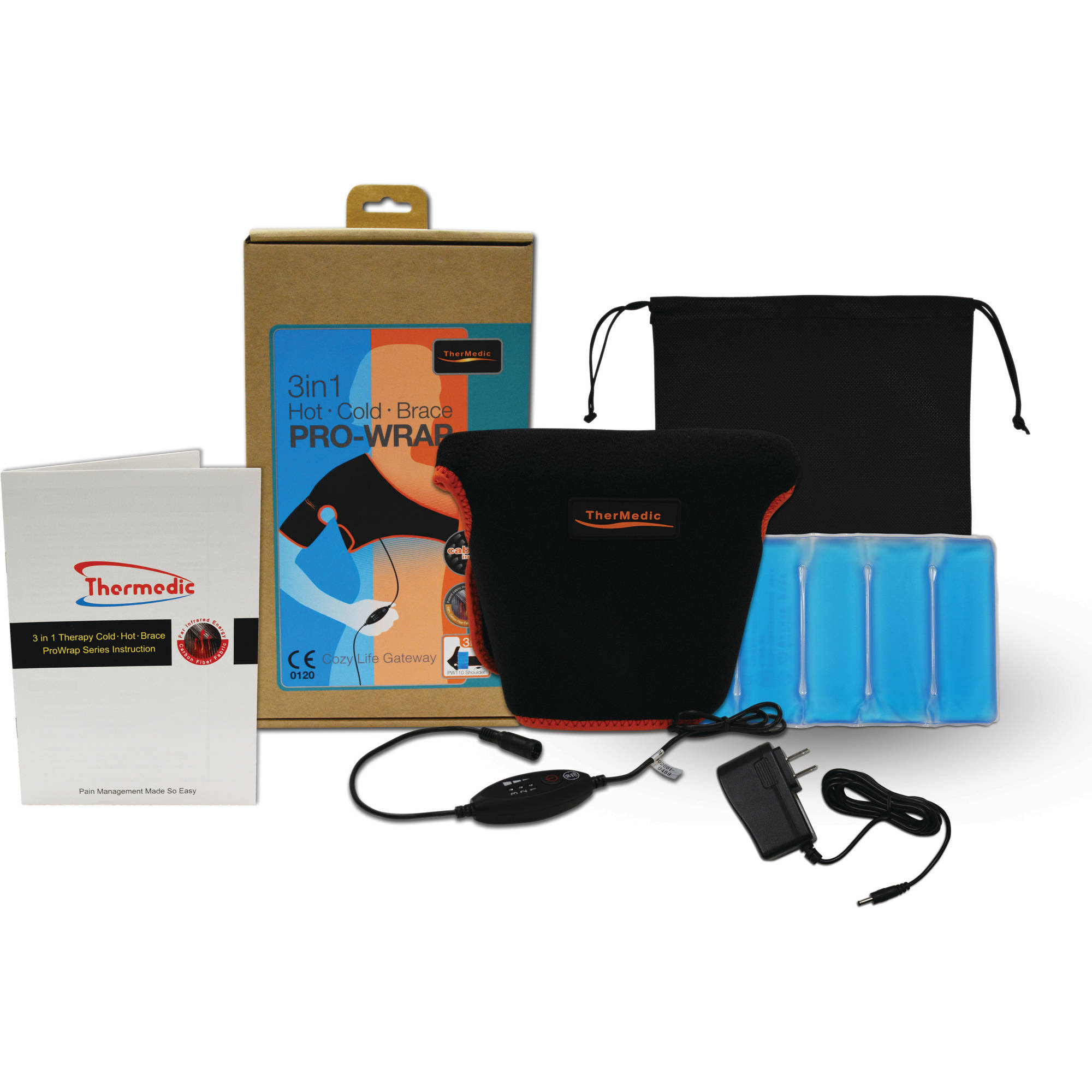 TherMedic 3-in-1 Hot/Cold Pro-Wrap Brace