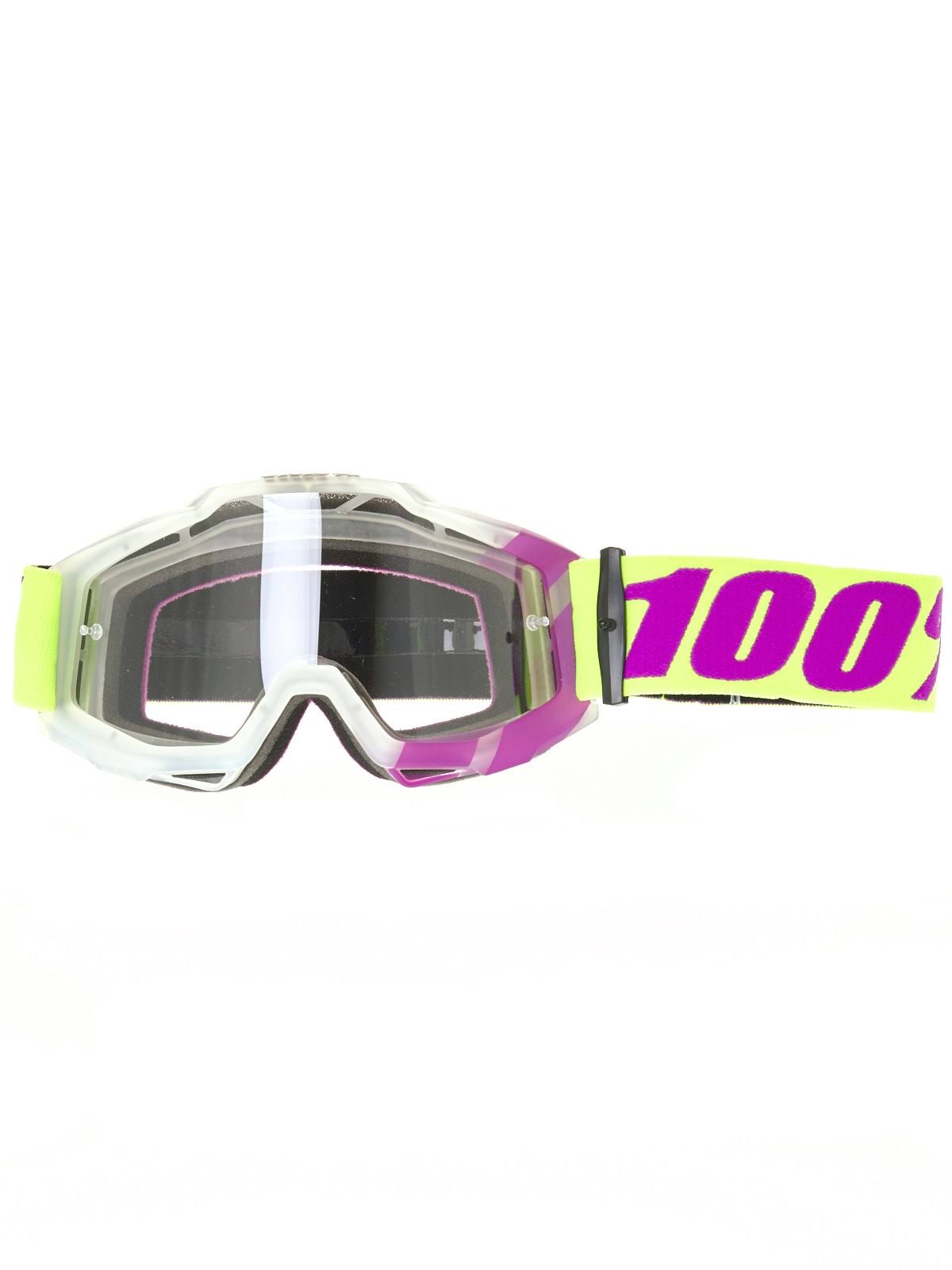 100% Accuri Goggles (White Tootaloo / Clear Lens)