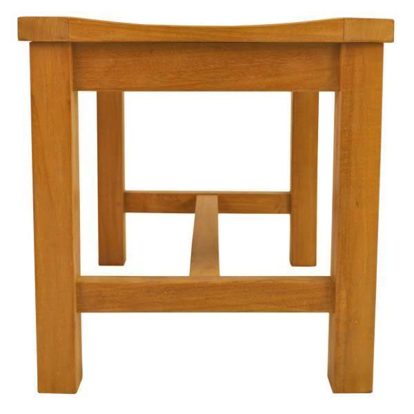 Anderson Teak 24x22 Casablanca Backless Chair Black