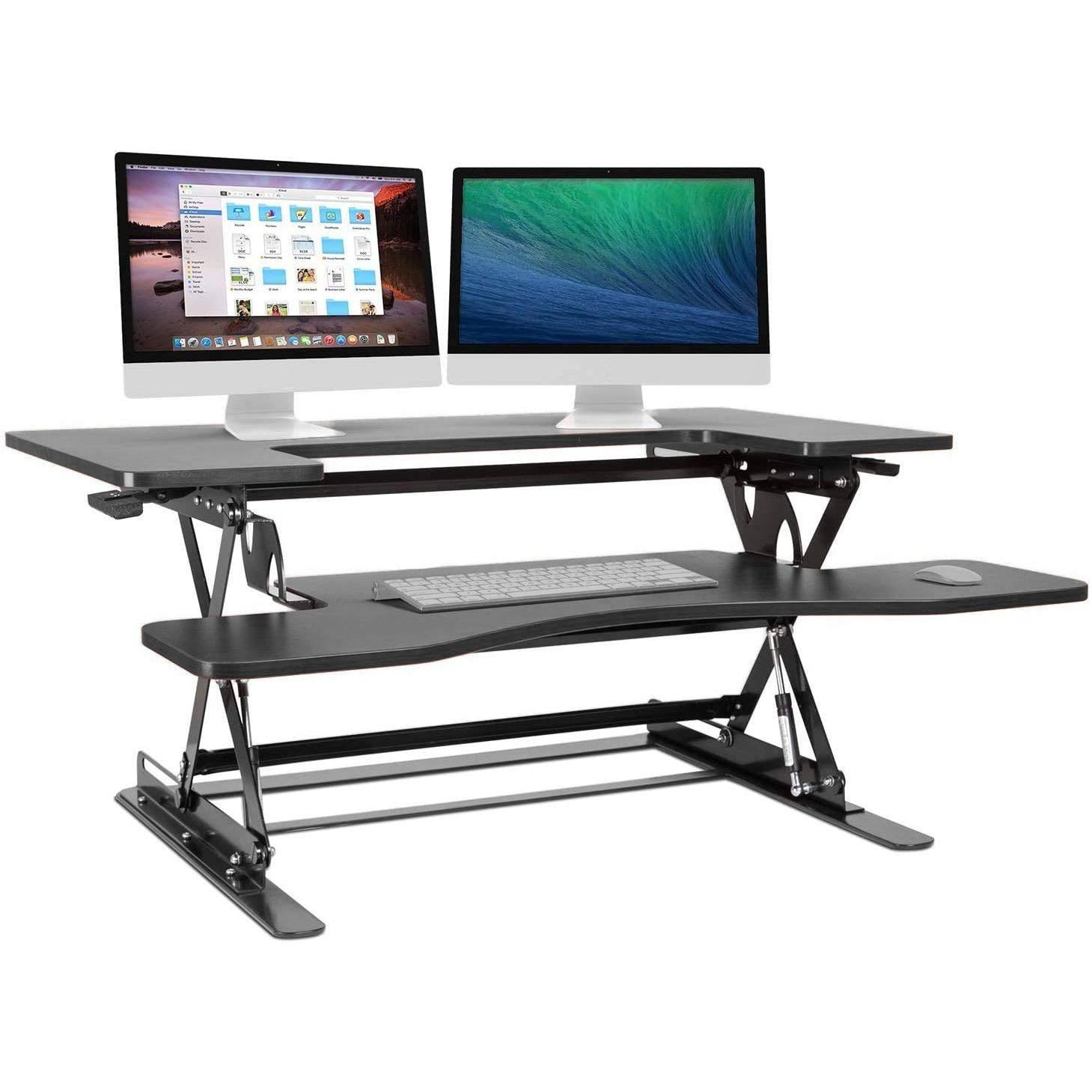 Halter Adjustable 36x22 Stand Up Desk Black