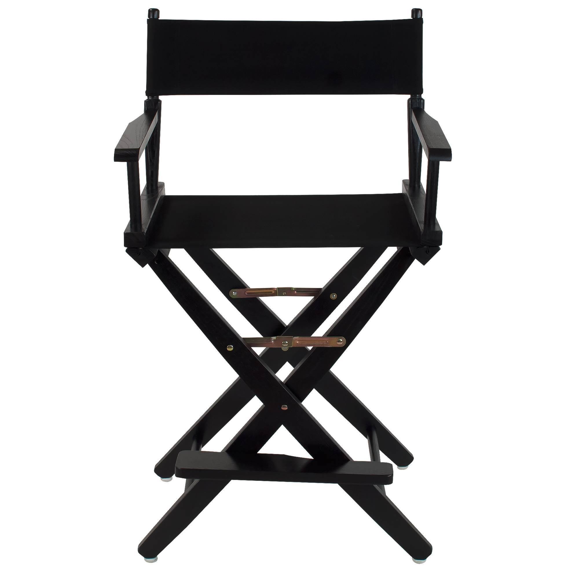 24x22 Extra Wide Directors Chair Black - Flora Home