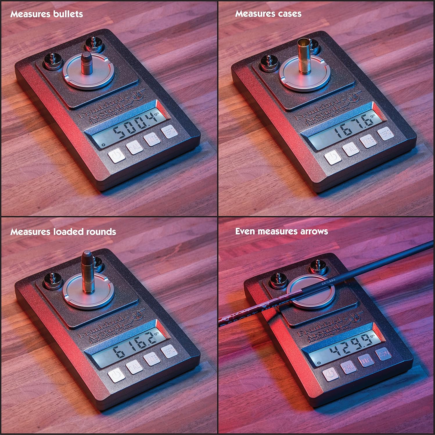 Frankford Arsenal Platinum Series Precision Scale with LCD Display, Auto Shut-Off and Storage Case for Accurate Measurements and Reloading Pack of 2