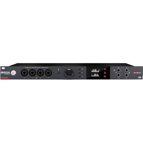 Antelope Orion Studio Synergy Core Pro Audio Interface, Thunderbolt 1 2 3 USB 2.0, 12 Preamps, Headphone Outputs, 10, 24