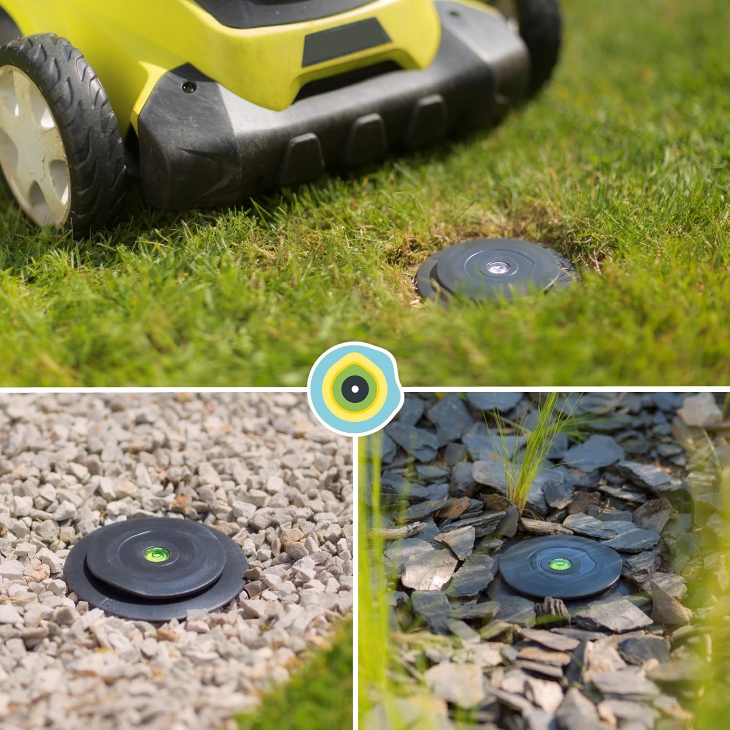 GARD & ROCK Aluminum Anchoring Base, Flush with The Ground - for Screwing or Concrete Sealing on Any Surface - Quick Fixation System - Lay Out Your Space in a Flash! Poles and Umbrellas Not Included!