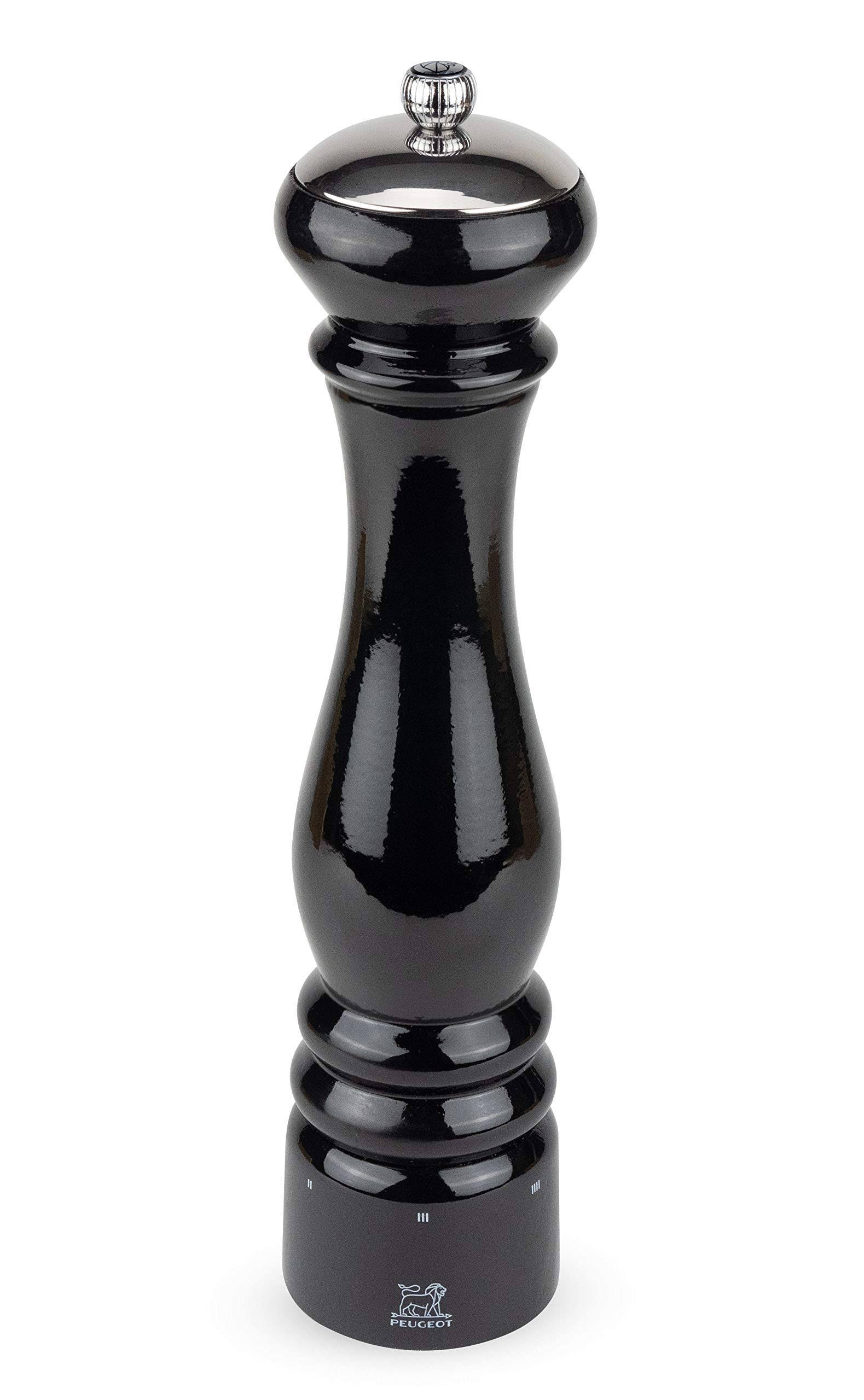 Peugeot Paris Icone Pepper Mill u&Select Wood Black Lacquer 12 inch