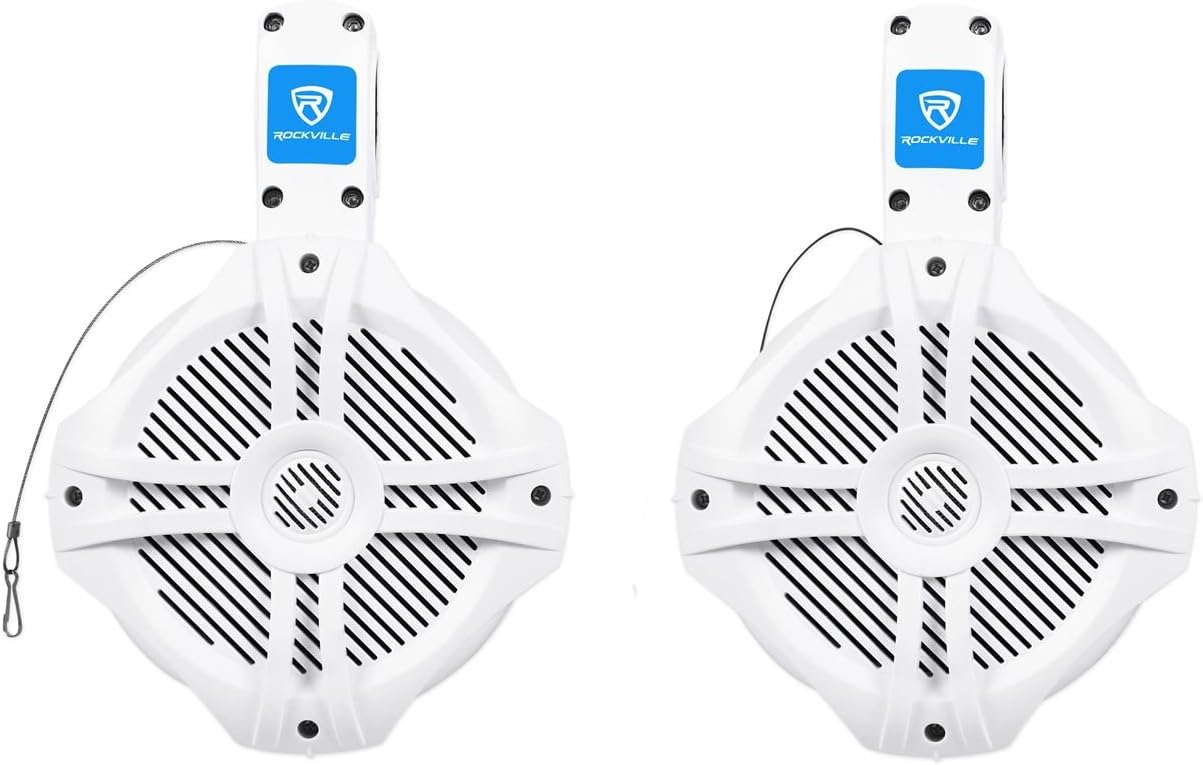 Pair Rockville RWB90B Black 8