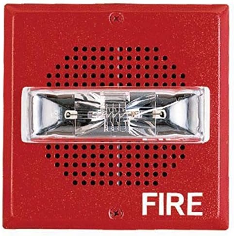 COOPER WHEELOCK ET70-24MCW-FR Wall Mount RED Speaker Strobe Pack of 2