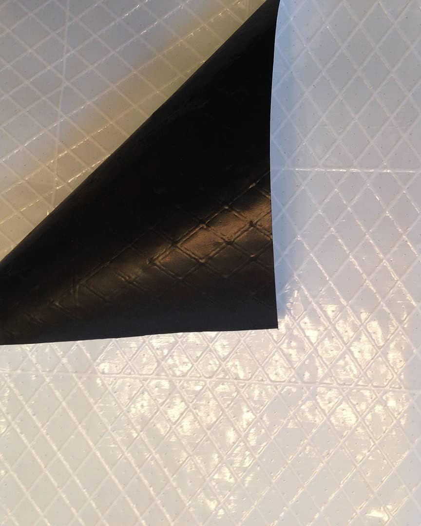 Farm Plastic Supply - String Reinforced Silage Cover Black/White - 6 Mil - (25' x 10') - Heavy Duty Polyethylene Plastic for Silage Cover, Bunker Cover for Farming, Agriculture