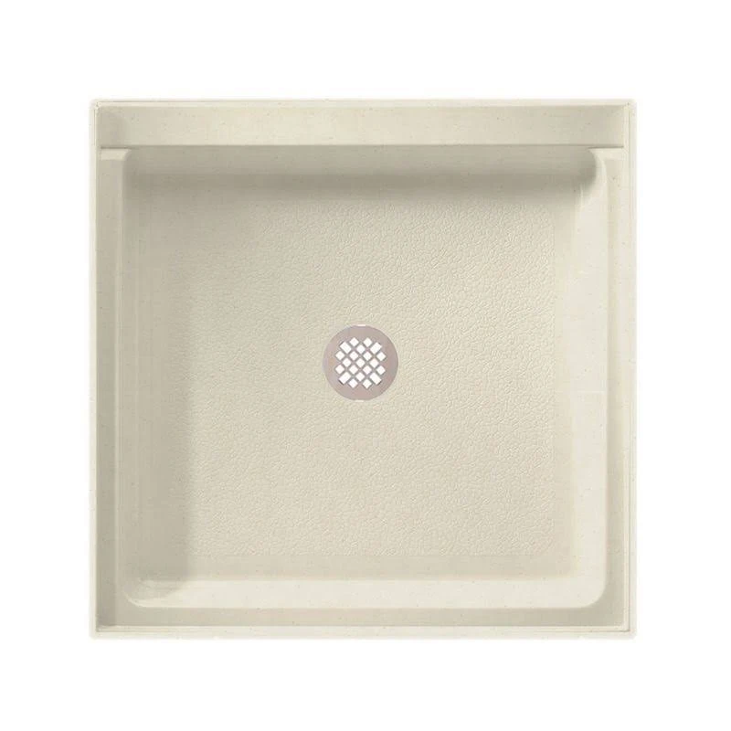 Swan Solid Surface 42-in x 42-in Shower Base with Center Drain in Baby&s Breath