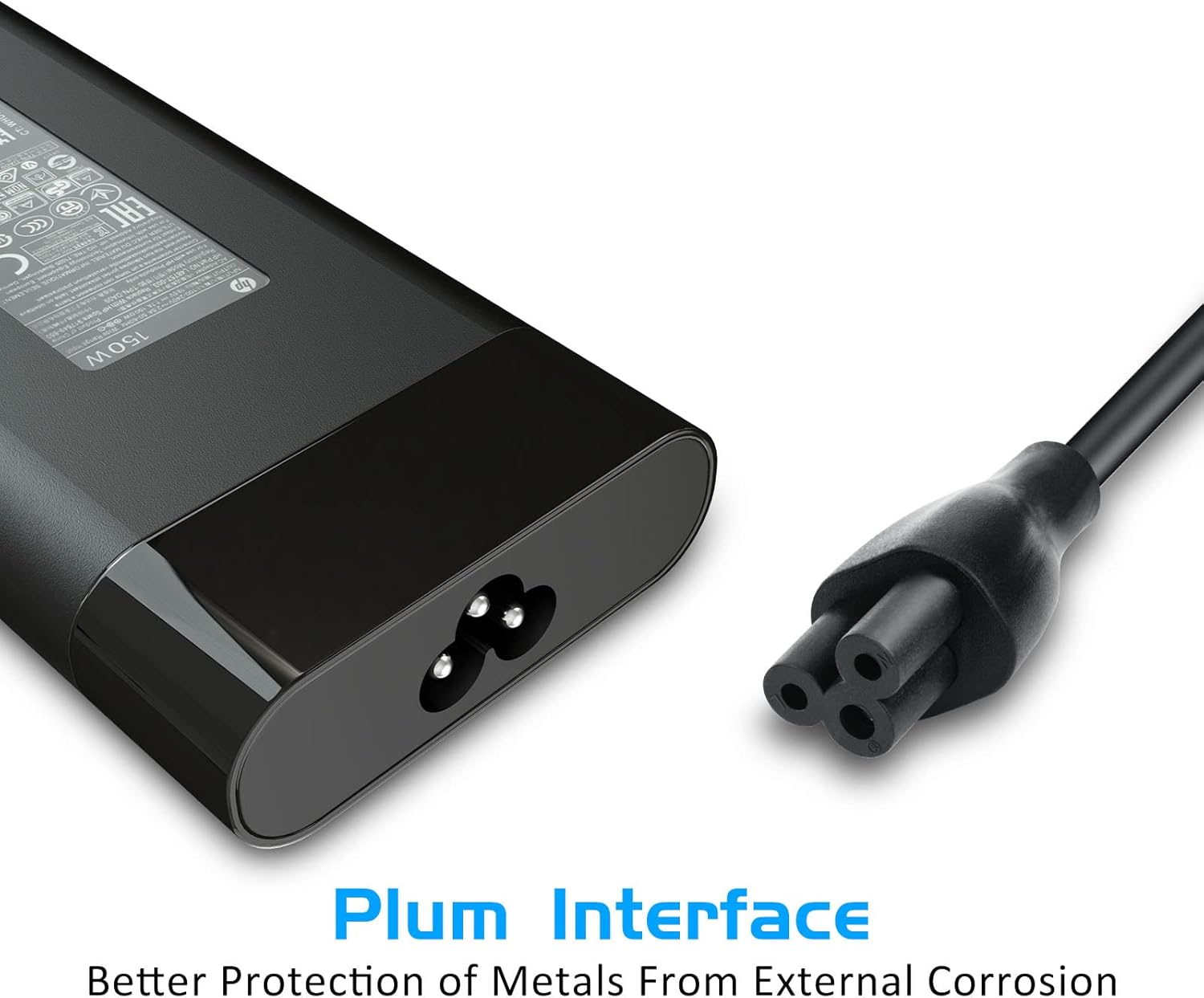 HESPR 150W AC Charger Fit for HP OMEN 15 17 Pavilion Gaming 15 17 Zbook 15 G3 G4 G5 G6 TPN-CA11 TPN-DA09 L32661-001 Laptop Power Adapter SL195334 Pack of 2