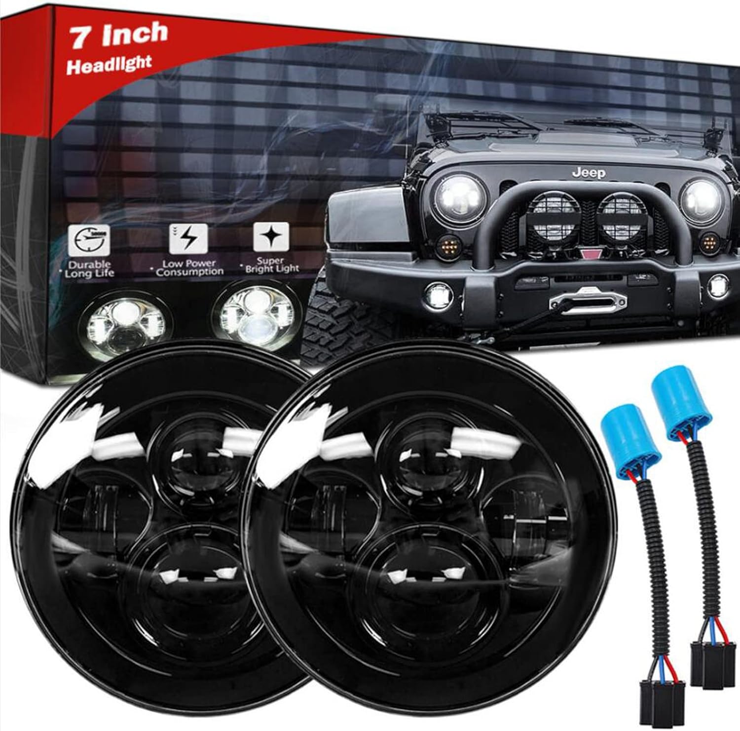 Tail light - Clear LED Tail Light compatible with 2007-2017 Wrangler JK Brake Reverse Light Rear Back Up Lights Daytime Running Lamps DRL