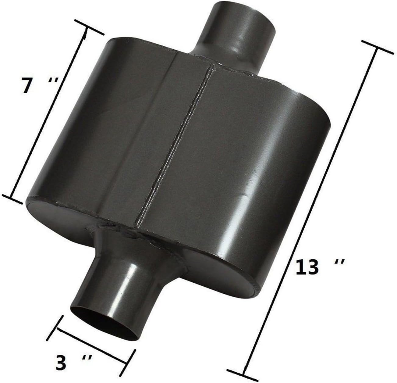 Pair of Single Chamber Performance Race Muffler 3