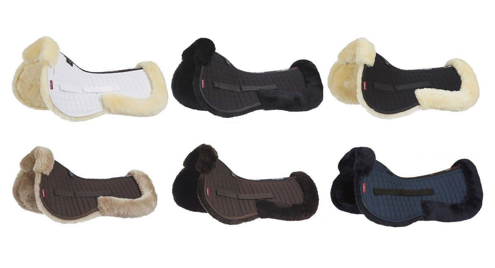 LeMieux Lambskin Half Pad - Black