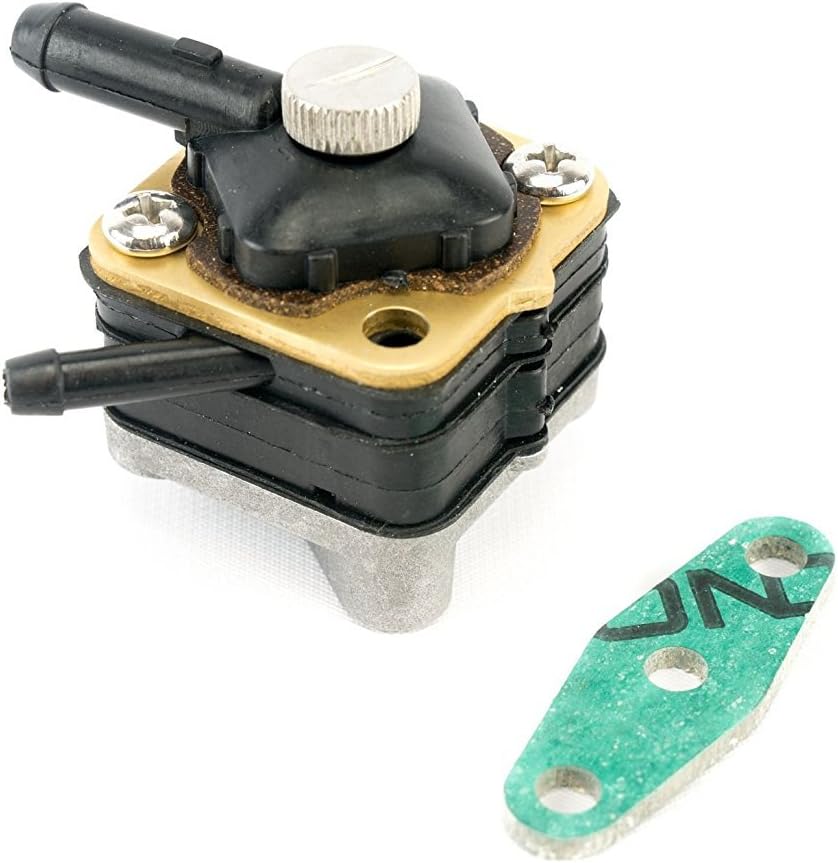 Fuel Pump with Gasket - Compatible with Johnson Evinrude Outboard Motor - Pre 1993 6hp, 9.9hp, 15hp Models - Replaces Part 395091, 397839, 18 7350, 397274, 391638