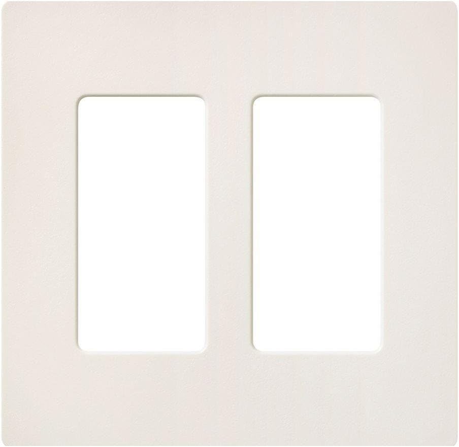 Lutron Claro 2 Gang Decorator Wallplate (48-Pack), CW-2-WH-48, White