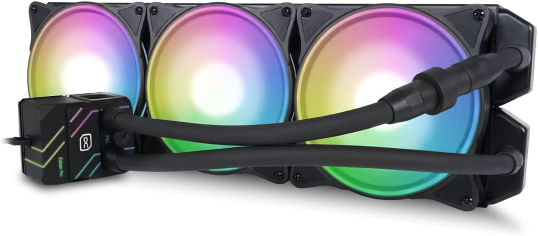 Alphacool Eisbaer Pro Aurora 420 AIO CPU Cooler, 420mm Radiator