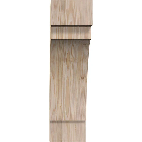 Ekena Millwork 6x22W x 18x22D x 22x22H Merced Rough Sawn Brace, Douglas Fir