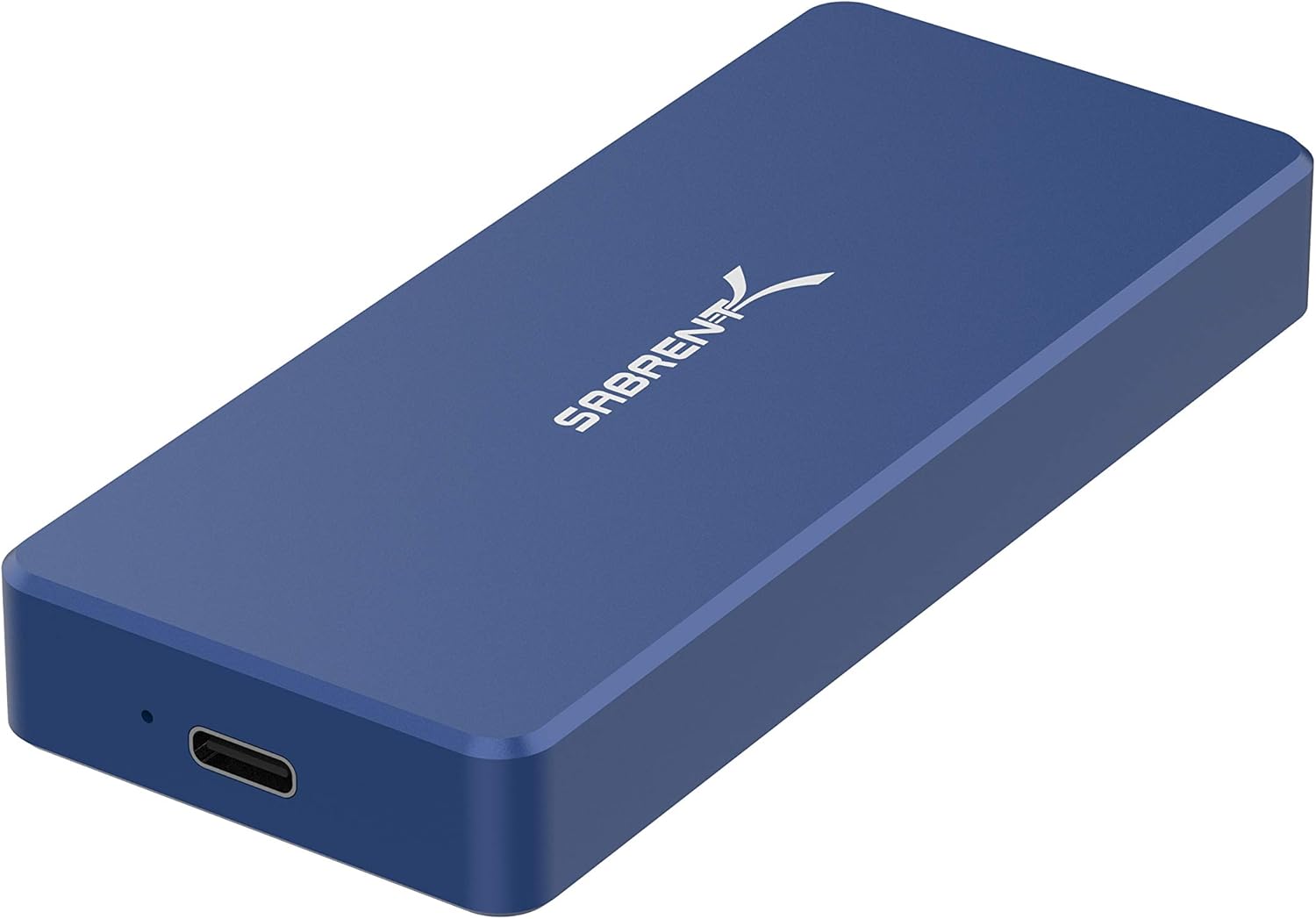 Sabrent USB Type-C Aluminum Enclosure for M.2 NVMe SSD in Blue (EC-NVME-BLU) Pack of 2