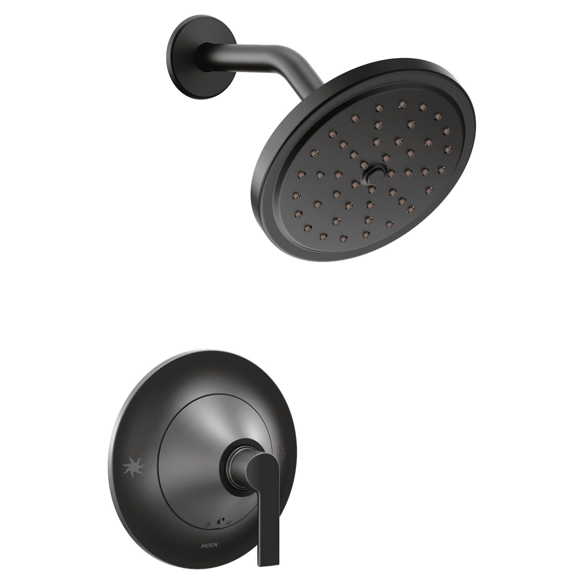 Moen TS2202BL Doux Matte Black Posi-Temp Shower Only