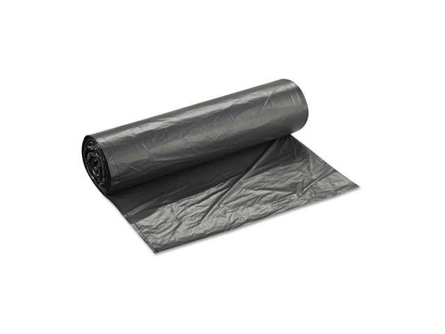 Inteplast Group High-Density Can Liner 43 x 48 60gal 16mic Black 25/Roll 8 Rolls