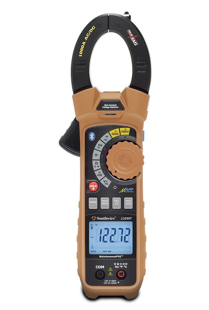 MaintenancePRO&trade; 23090T 1000 A Ac/Dc Smart Clamp Meter with Bluetooth