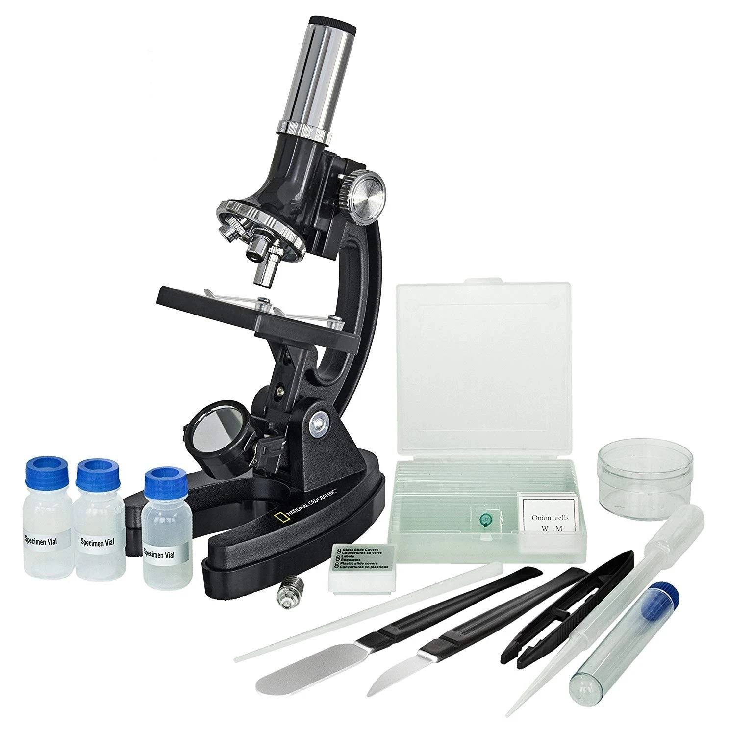 National Geographic 9118002 Microscope 300x - 1200x with Accessories