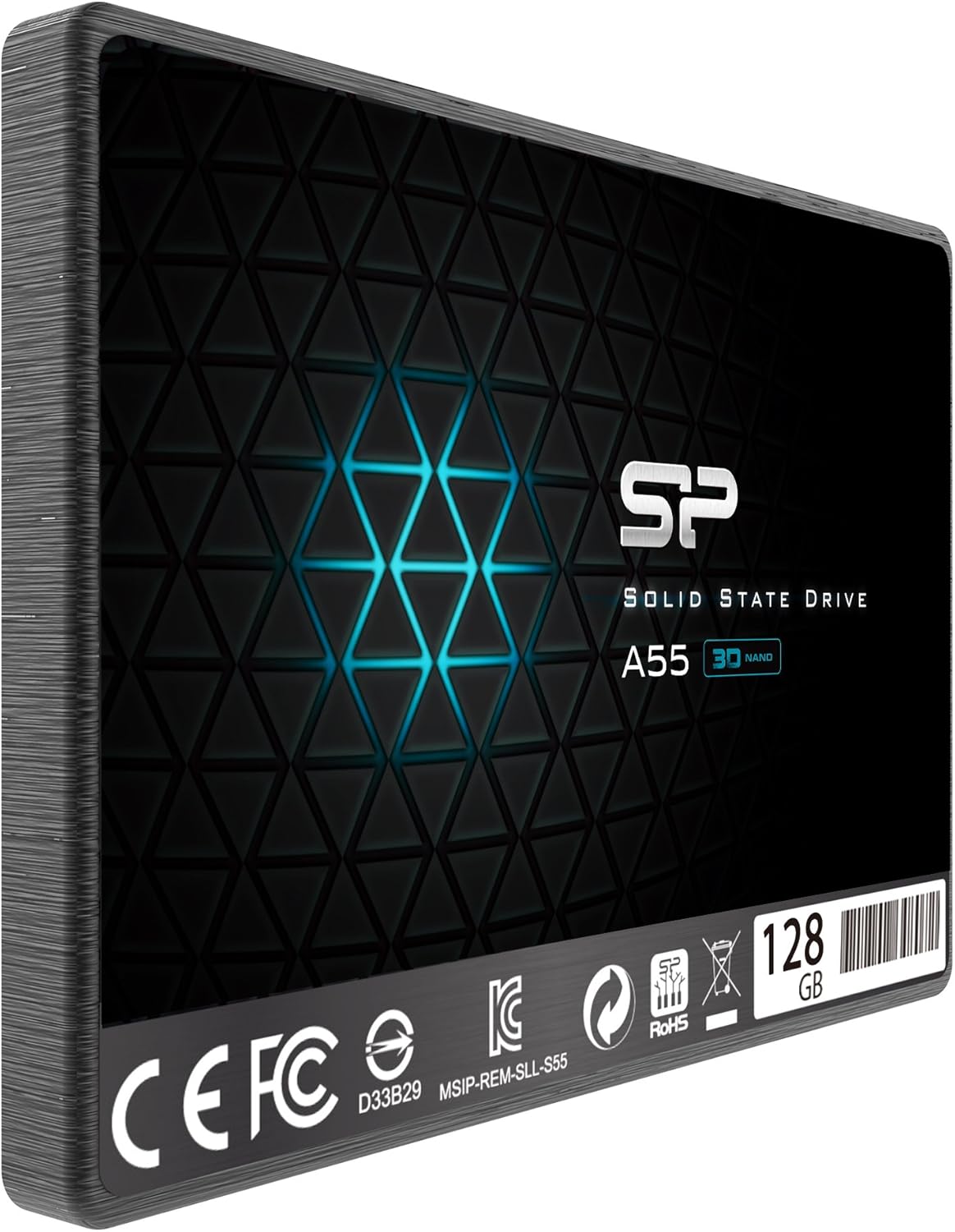 Silicon Power 128GB SSD 3D NAND A55 SLC Cache Performance Boost SATA III 2.5