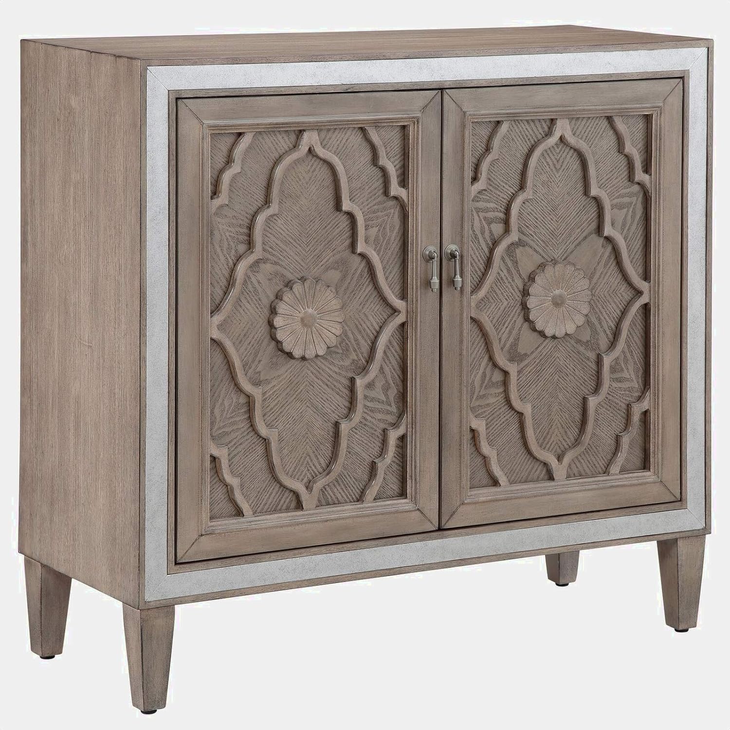 Coughlin 2 Door Accent Cabinet, Number of Interior Shelves: 1, Overall: 34'' H x 36'' W x 14'' D
