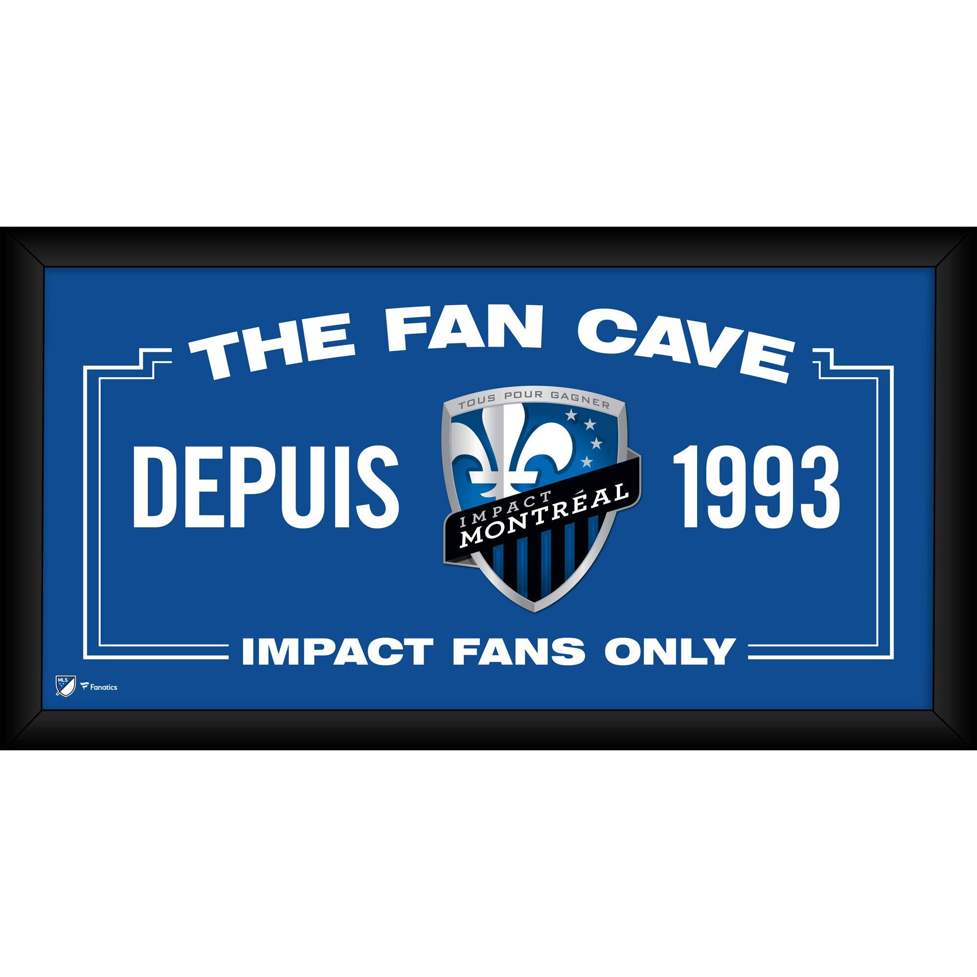 Fanatics Authentic Montreal Impact Framed 10x22 x 20x22 Fan Cave Collage