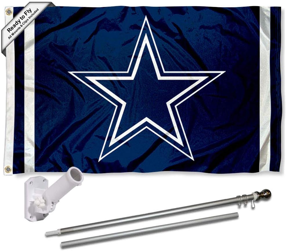 WinCraft Dallas Flag Pole and Bracket Kit