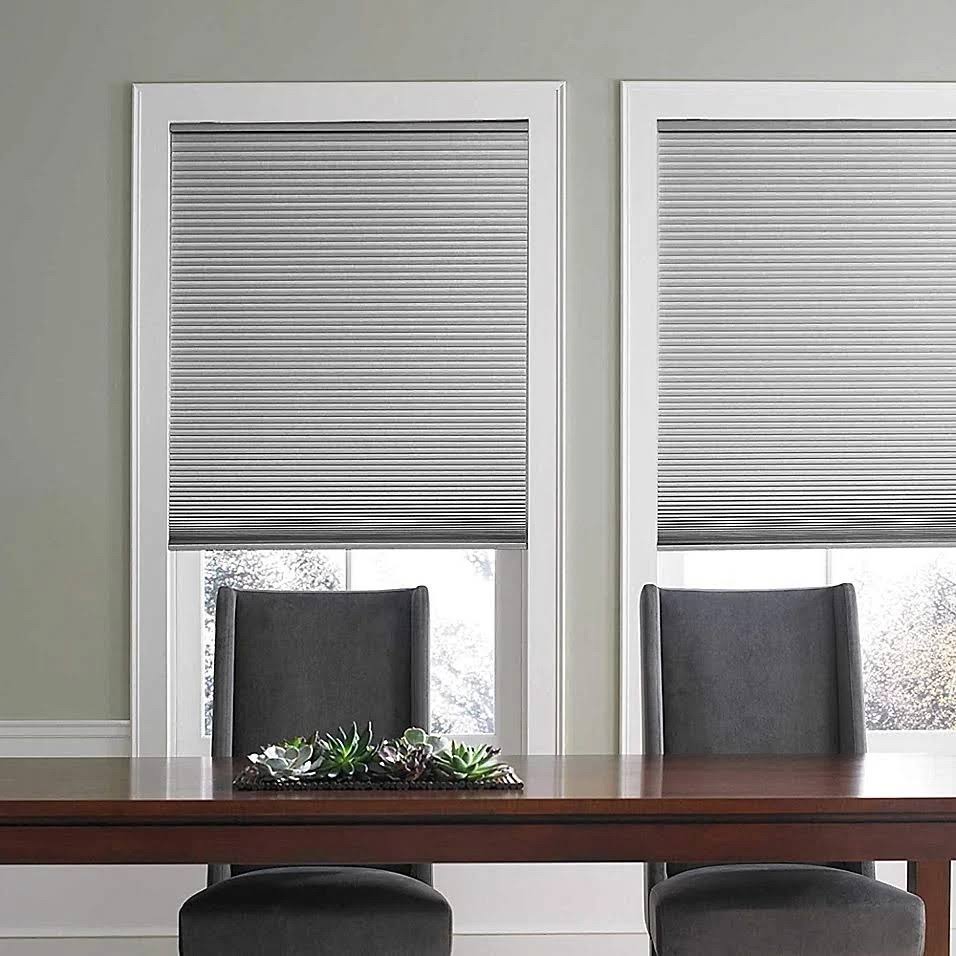 Real Simple Cordless Blackout Cellular 38x22 x 64x22 Length Shade in Grey