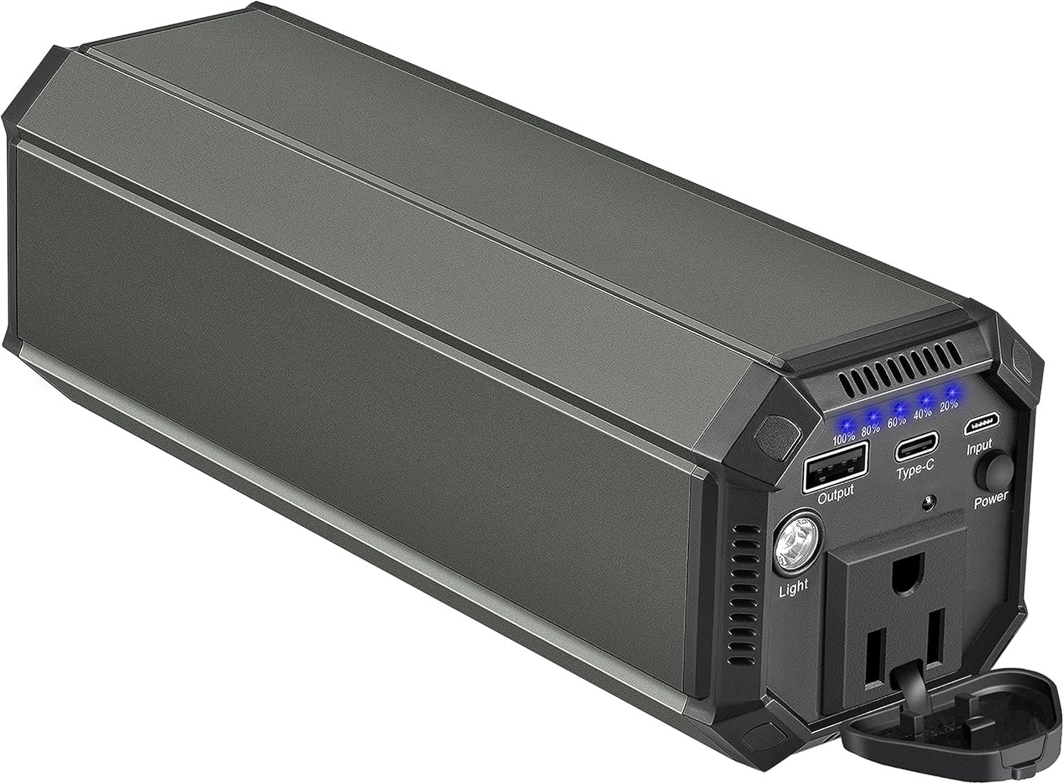 Portable Laptop Power Bank with AC Outlet,31200mAh/100W, Travel Laptop Charger,USB Dual- Output Battery,Compatible with Mobile Phone,MacBook,Game Player for Outdoor Battery Backup Power