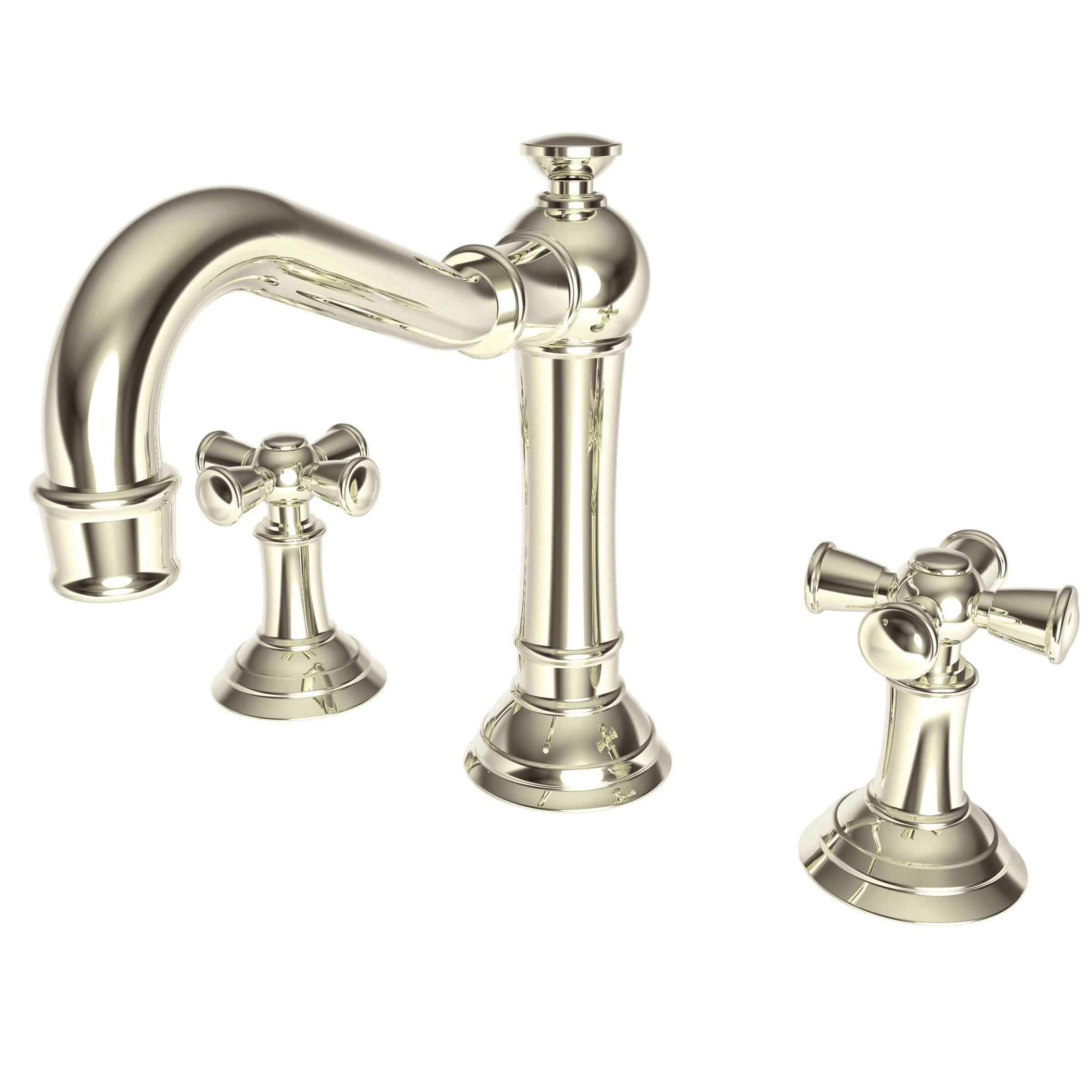 Newport Brass 2460 Jacobean Polished Nickel Widespread Bathroom Faucet
