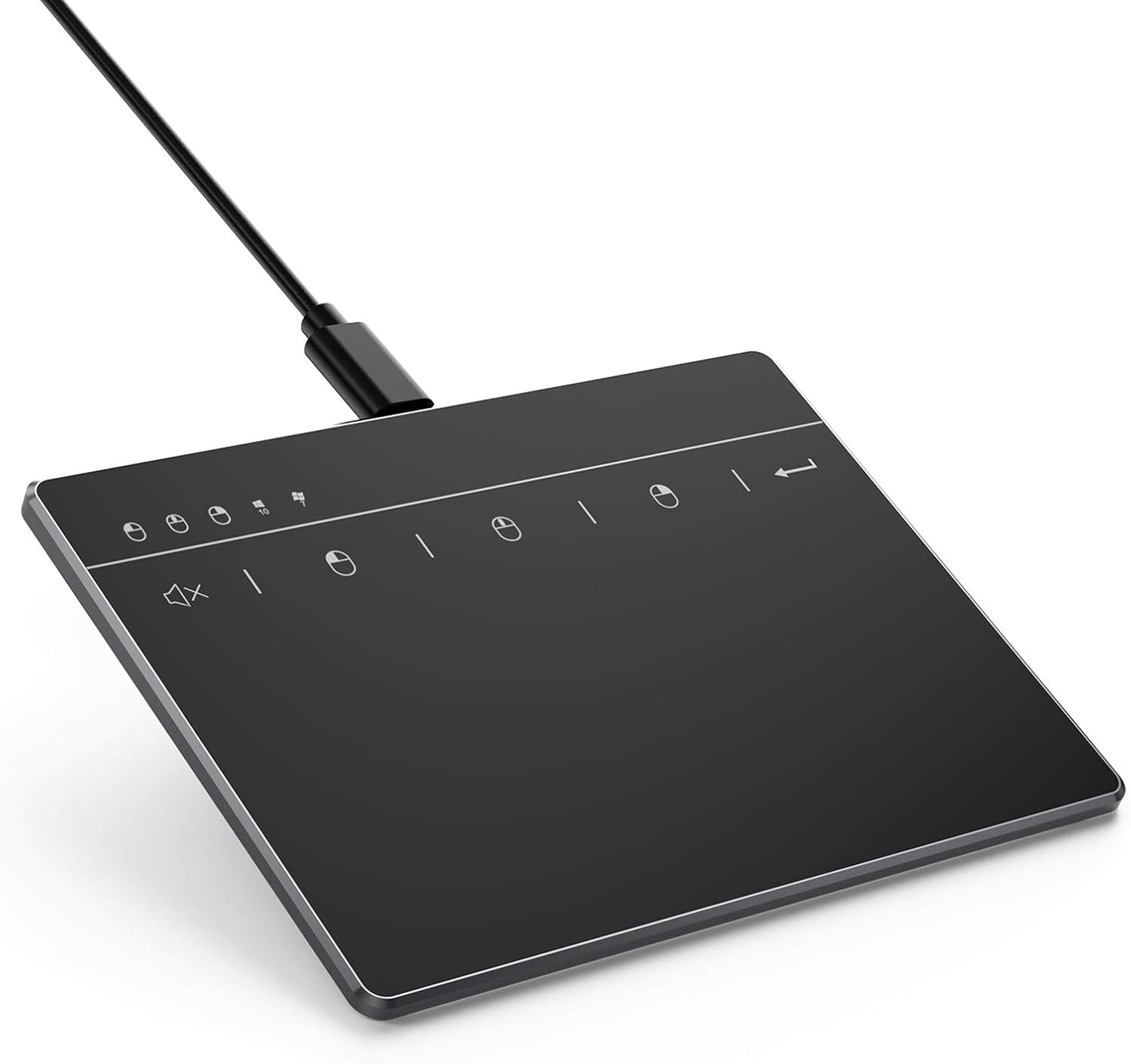 Seenda Touchpad Trackpad, External USB High Precision Trackpad with Multi-Touch Navigation Plug and Play for Windows 10 Windows 7 Desktop/Laptop/Notebook Computer Pack of 2