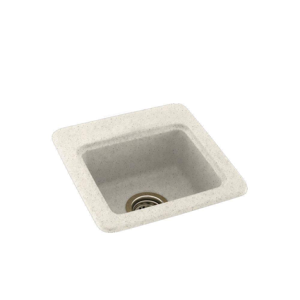 Swan BS01515.058 Solid Surface 15x22 x 15x22 Drop-in Kitchen Sink Finish: Tahiti Matrix