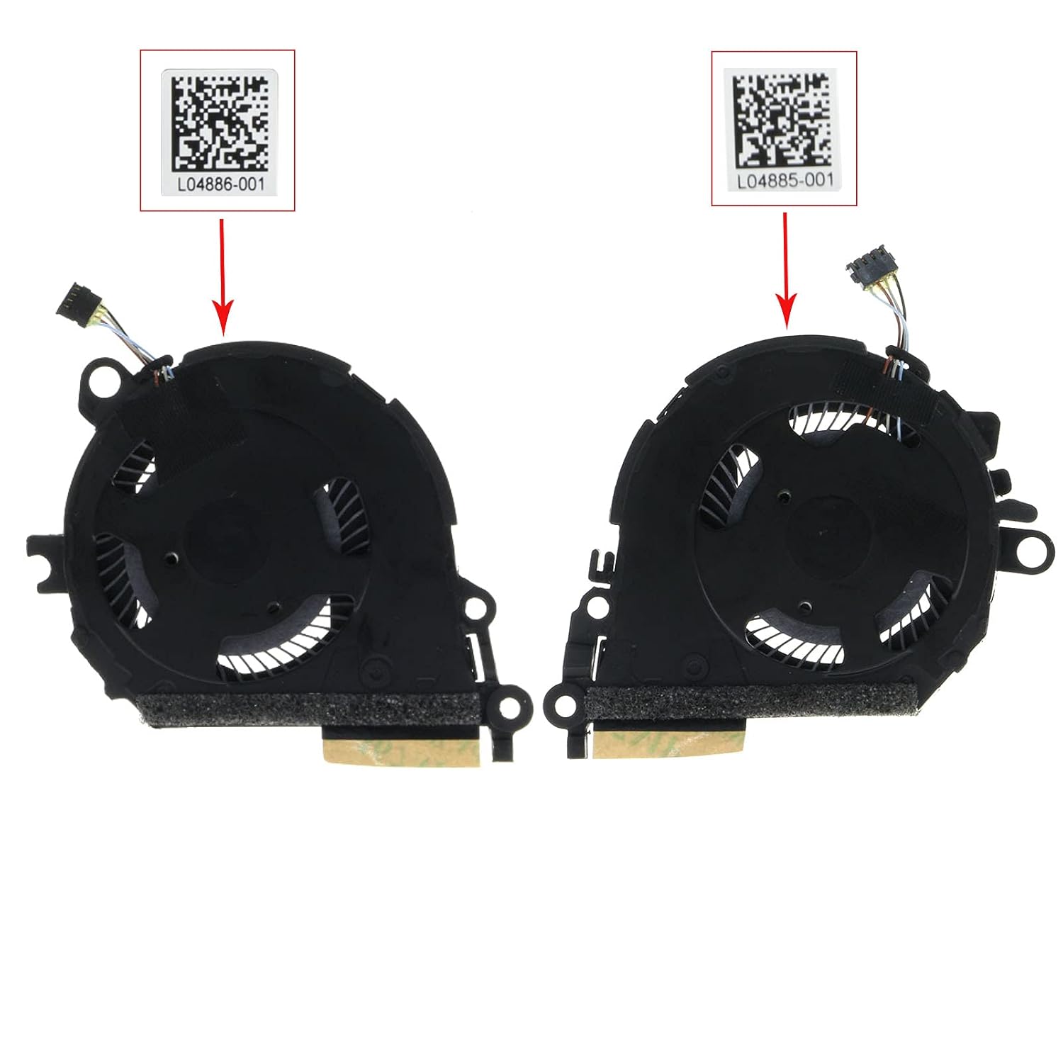 Genuine Left & Right CPU Cooling Fan for HP 13