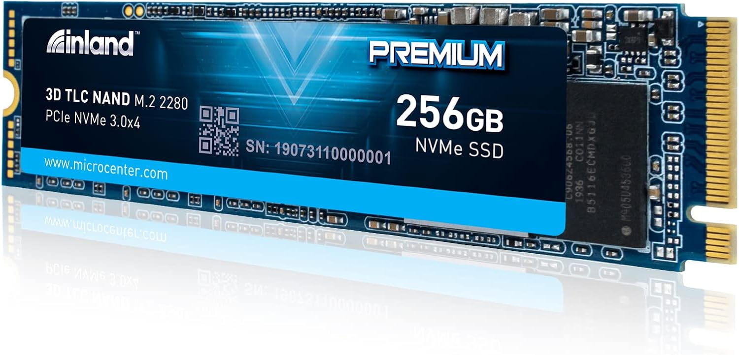 Inland Premium 512GB SSD M.2 2280 PCIe NVMe 3.0 x4 3D NAND Internal Solid State Drive, High Speed Read/Write Speed up to 3100MB/s and 1900MB/s, NVMe 1.3 & PCIe 3.1 Compatible, 780 TBW Pack of 2
