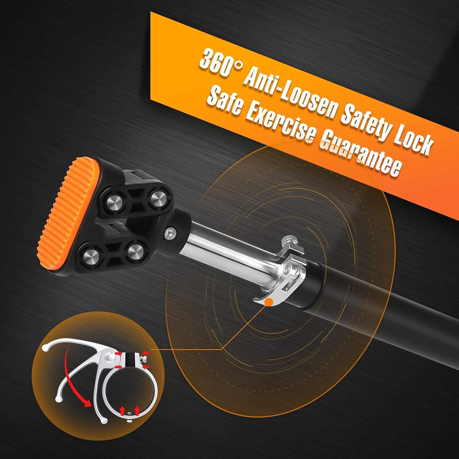 FLYBIRD Pull Up Bar with No Screws for Doorway,Trainer Chin Up Bar with Locking Mechanism Max Load 660lbs Home Gym Upper Body Workout Pack of 2