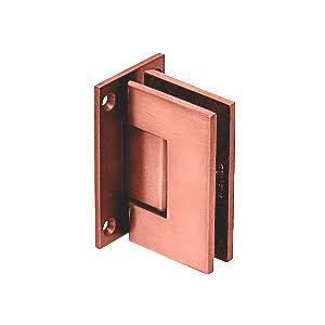 CRL GEN337BC0 Brushed Copper Geneva 337 Series Adjustable Wall Mount Full Back Plate HINGE, Bronze