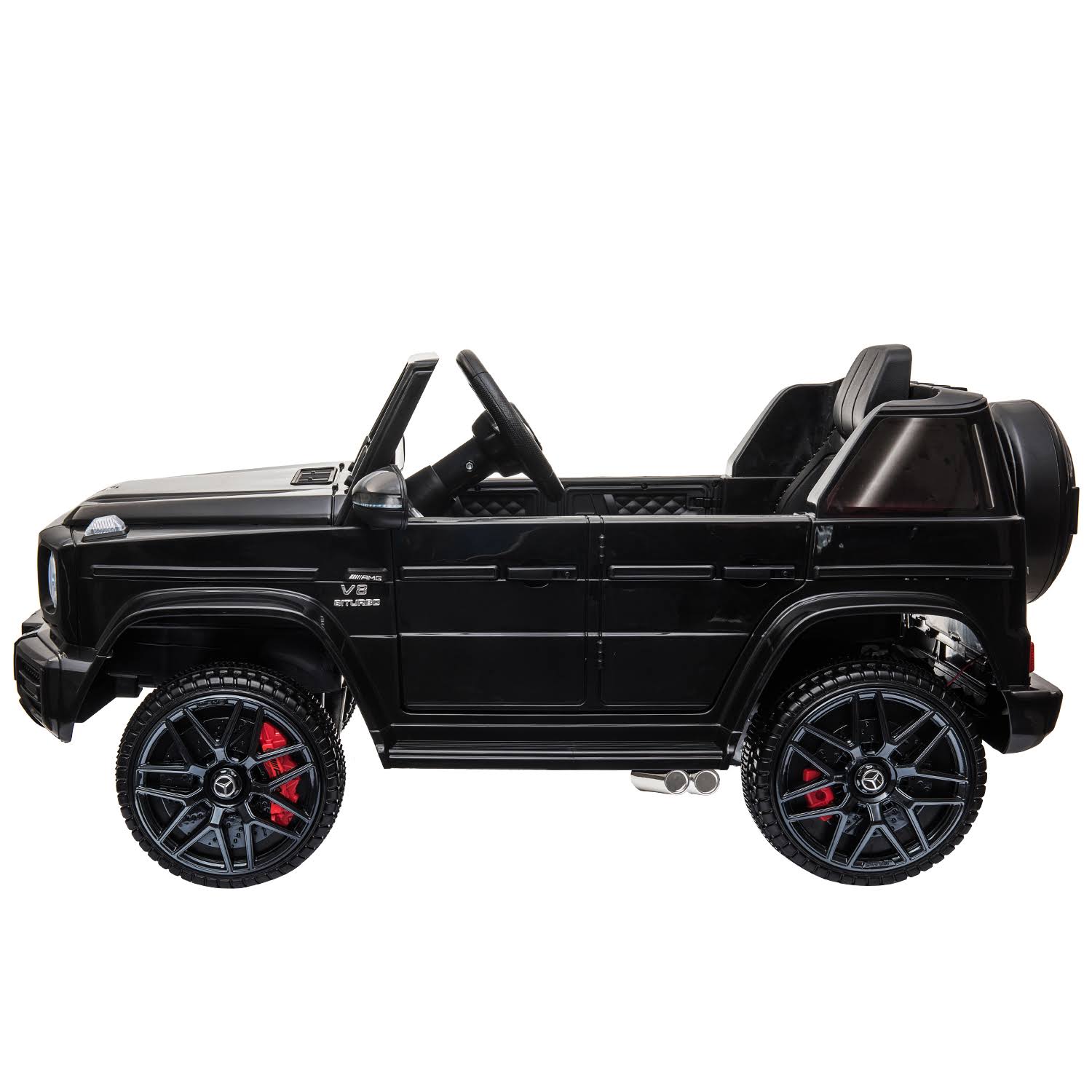 12V Mercedes-Benz AMG G63 Kids Ride on Cars Toys with Remote Control, Black