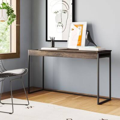 Beverly Desk Trent Austin Design Color (Top/Frame): Dark Brown Oak/Black