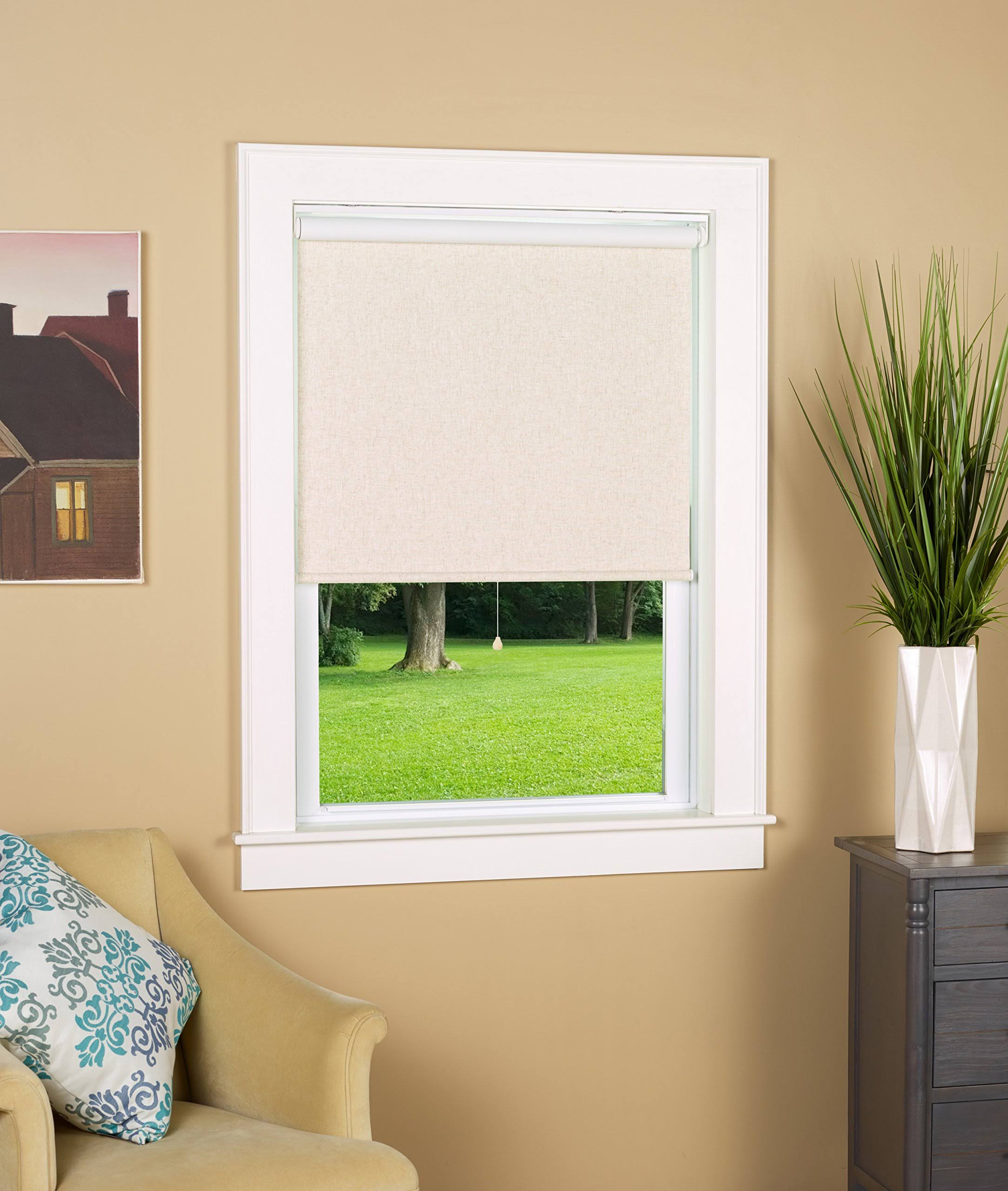 Green Mountain Vista Huntington Blackout Beige Roller Shade