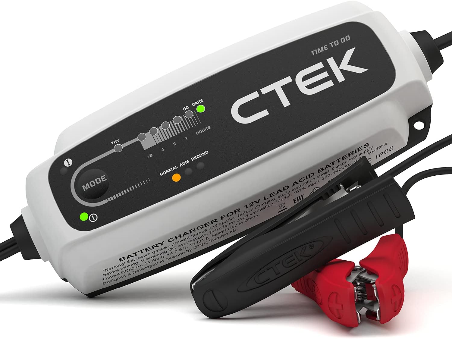 CTEK (40-255) CT5 Time To Go-12 Volt Battery Charger and Maintainer with Accessories