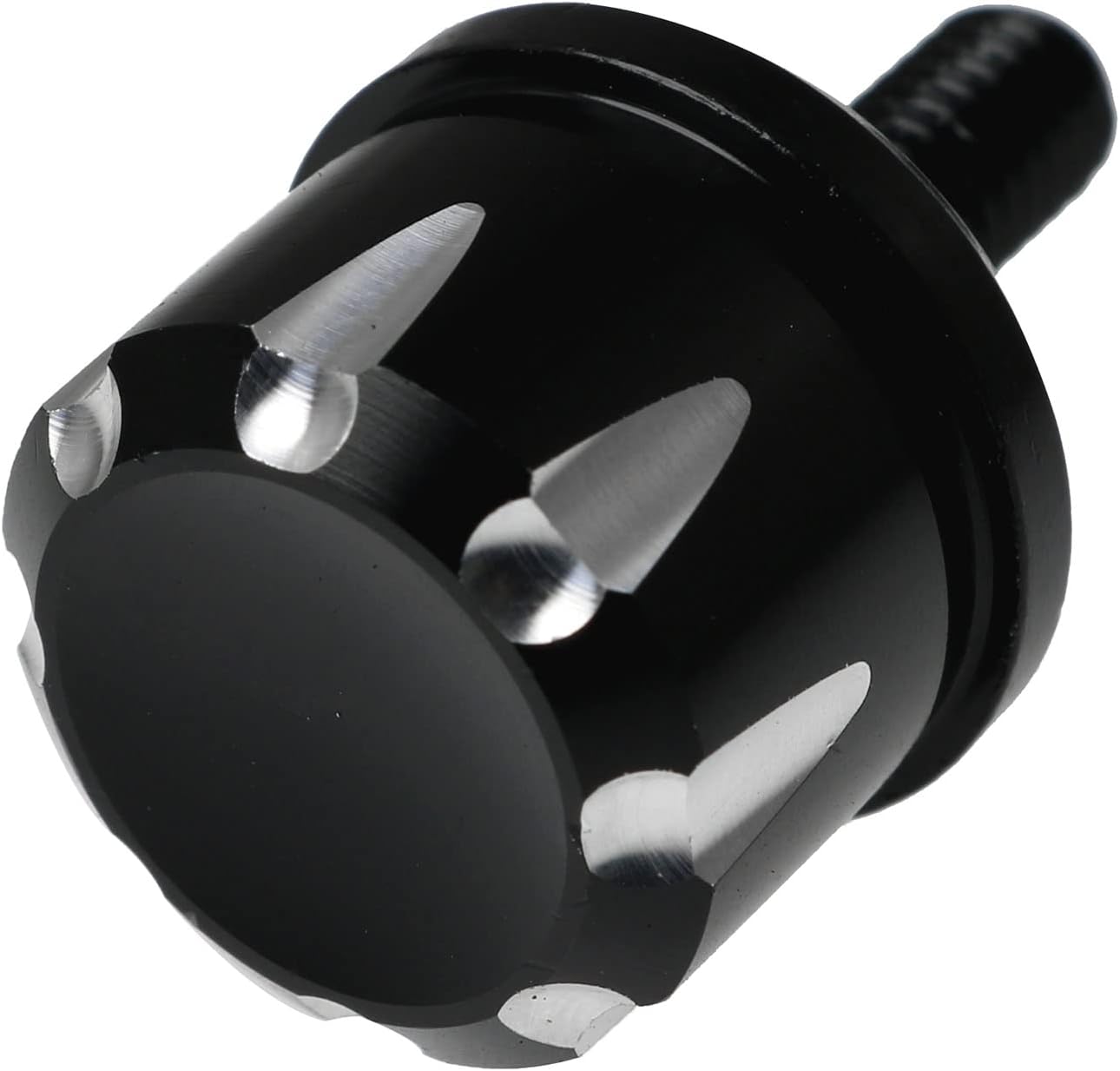 DZS ELEC 2pcs Seat Cushion Screw Aluminum Alloy Harley Davision Seat Screw Quick Mount Bolt Black