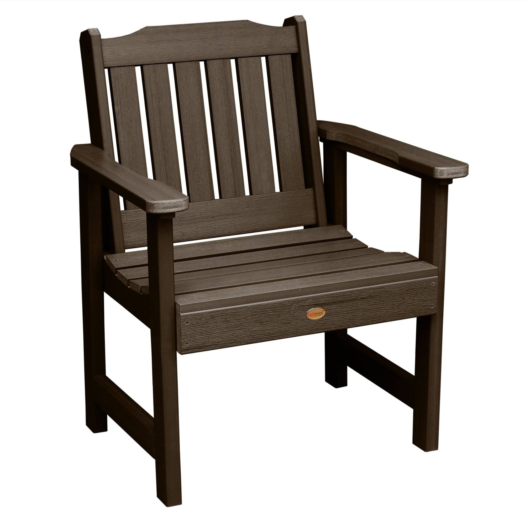 Havenside Home Mandalay Eco-Friendly Marine-Grade Synthetic Wood Garden Chair Weathered Acorn
