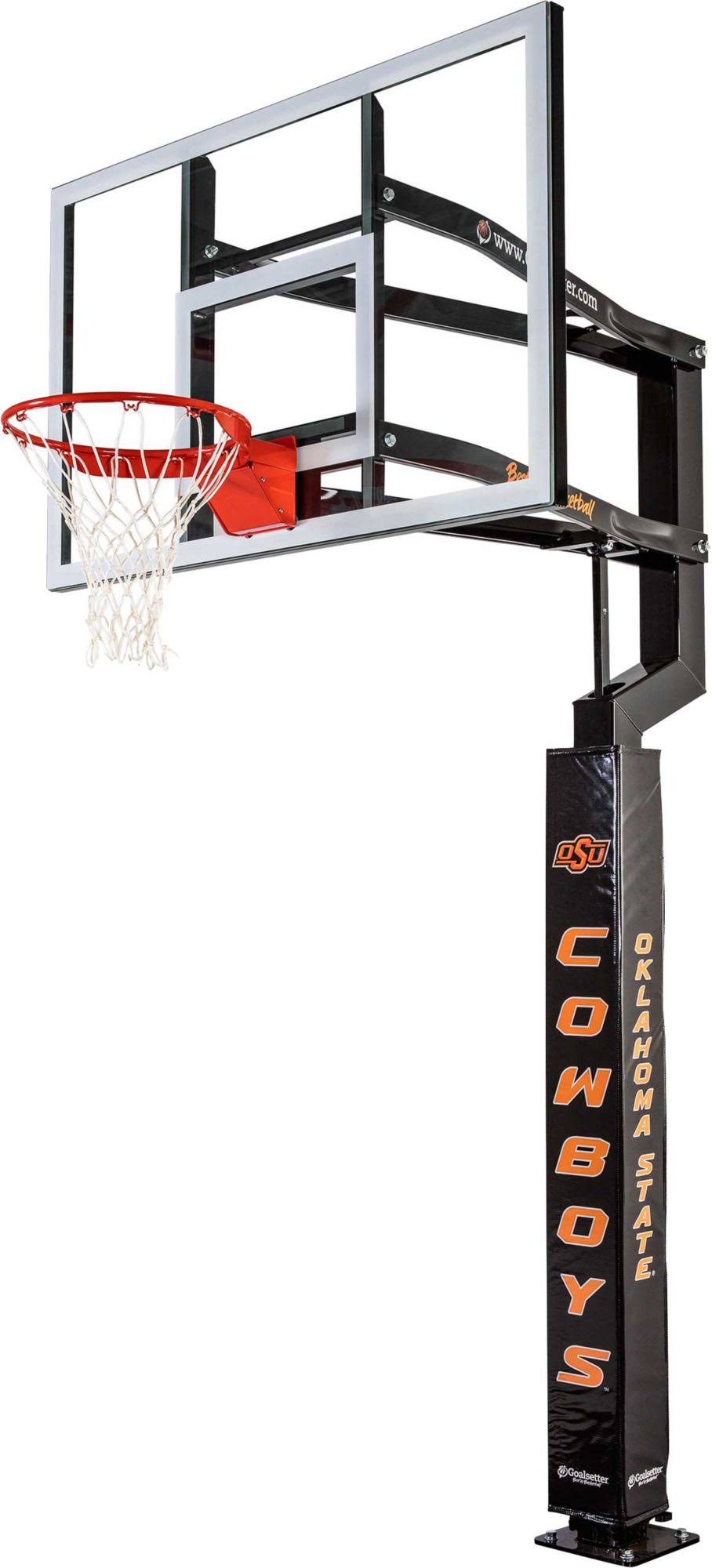 Goalsetter NCAA Basketball Pole Pad, Oklahoma State Cowboys, Black