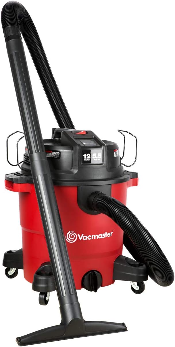 Vacmaster VBVB611PF 1101 6 Gallon 5 Peak HP Wet Dry Shop Vacuum 1-1/4 Inch Hose Powerful Suction with Detachable Blower Pack of 2
